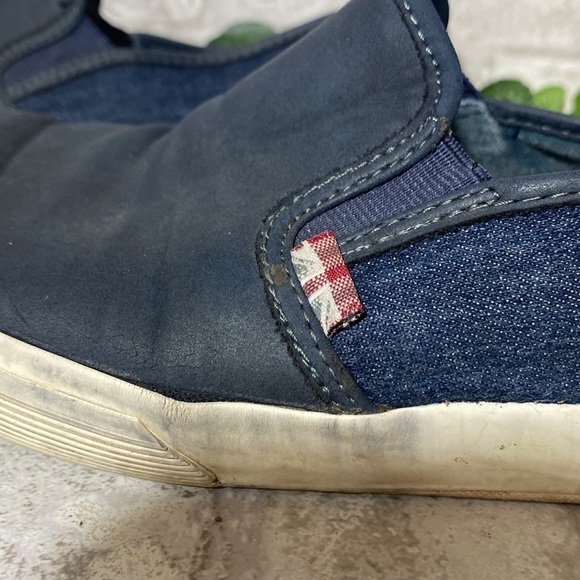 Ben Sherman Navy Denim Slip On Loafers Men’s 11 - Picture 6 of 13